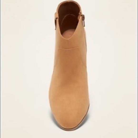 NWOB Faux-Suede Western Ankle Boots for Women - Picture 2 of 5